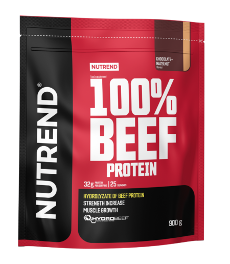 100% BEEF PROTEIN - čokoláda + lieskový orech 900 g