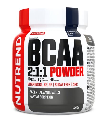 BCAA 2:1:1 POWDER, 400 g, čierna ríbezľa