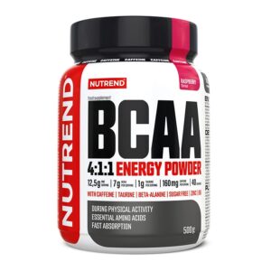 BCAA 4:1:1 ENERGY POWDER, 500 g, malina