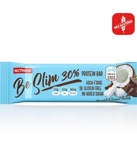 BE SLIM PROTEIN BAR 30% - čokoláda + kokos, 35 g