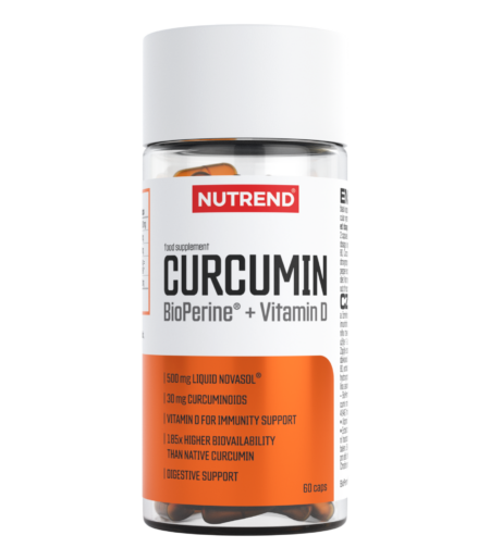 CURCUMIN + BIOPERINE + VITAMIN D 60 kapsúl