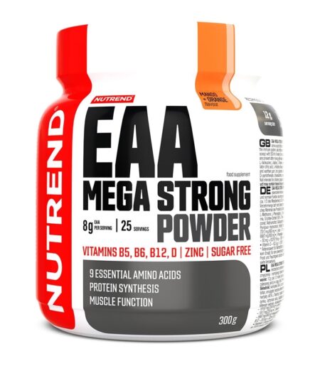 EAA MEGA STRONG POWDER, 300 g, mango + pomaranč