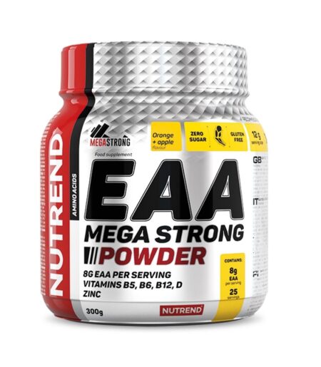 EAA MEGA STRONG POWDER, 300 g, pomaranč + jablko
