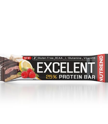 EXCELENT DOUBLE BAR - citrón + tvaroh + malina s brusnicou, 85 g