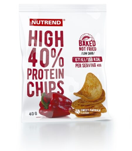 HIGH PROTEIN CHIPS - paprika 6x40 g
