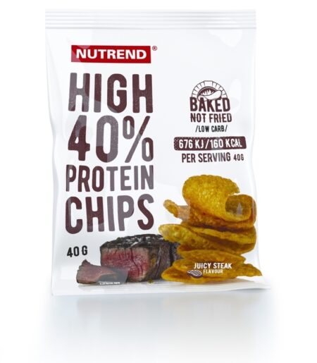 HIGH PROTEIN CHIPS - steak 6x40 g
