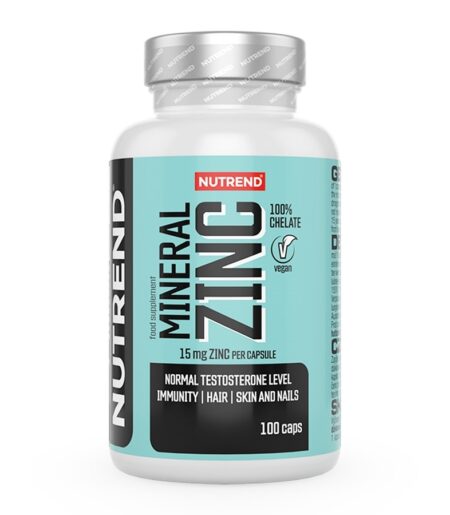 MINERAL ZINC 100% CHELATE, 100 kapsúl