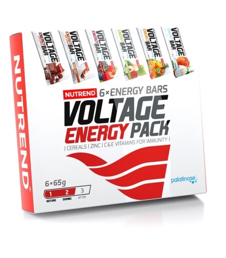 VOLTAGE ENERGY BAR - mix príchutí 6x65 g