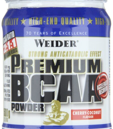WDE - PREMIUM BCAA INSTANT, 500 g - višňa + kokos