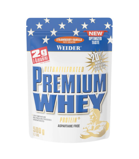 WDE - PREMIUM WHEY PROTEIN 500 g - jahoda + vanilka