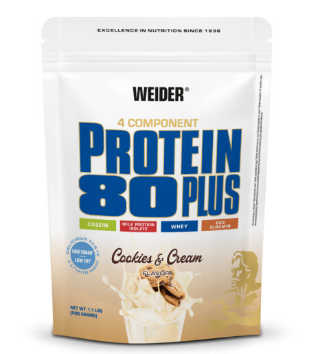 WDE - PROTEIN 80 PLUS 500 g  - cookies cream